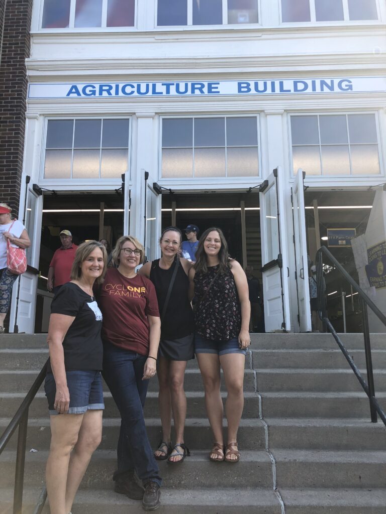 MM Iowa team members outside agriculture building