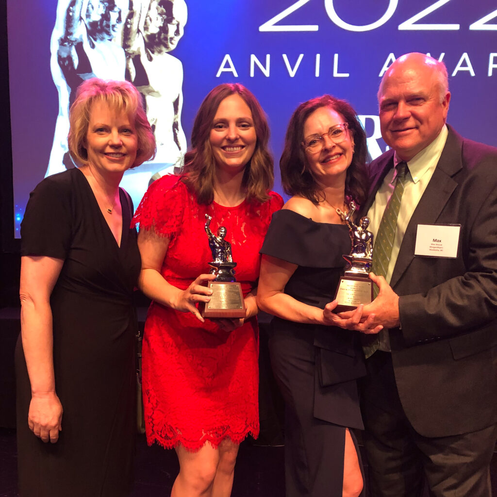 Renea, Joy, Julianne and Max at Silver Anvil awards