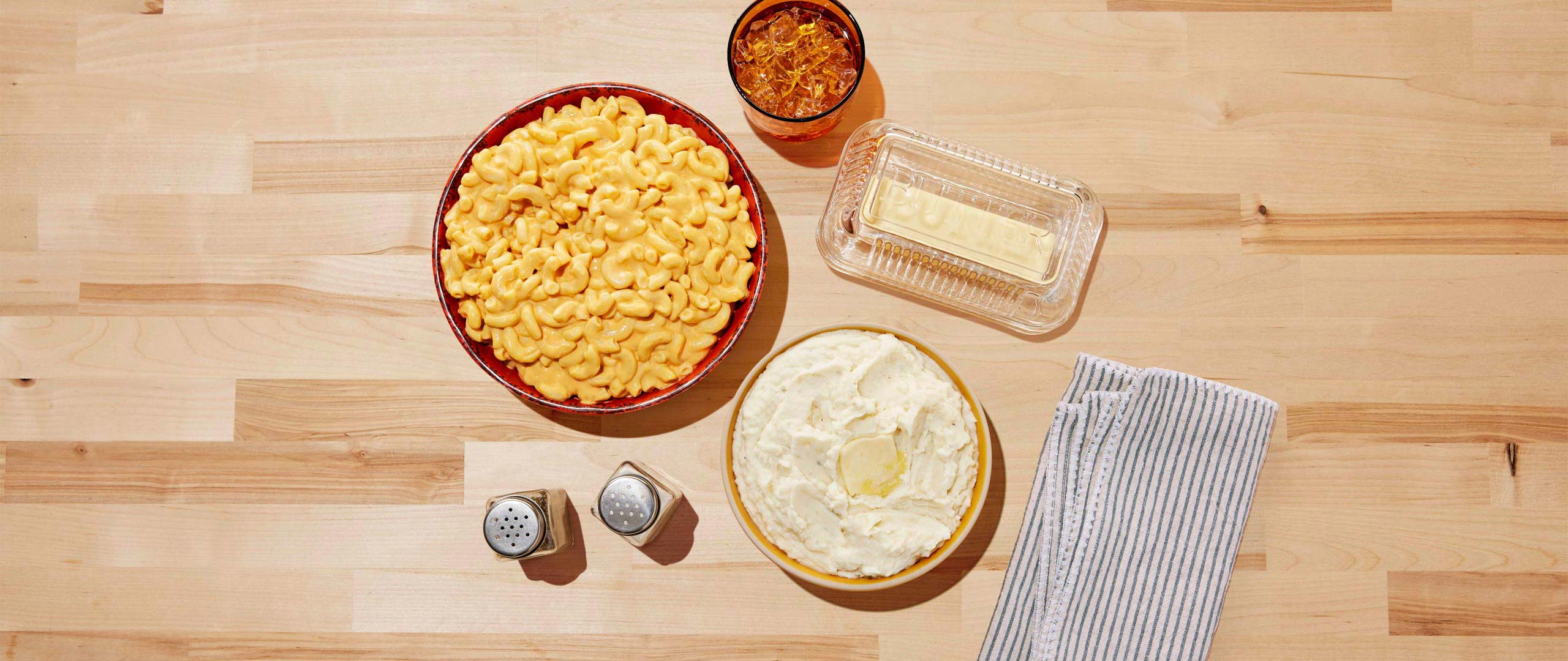 Photo of Bob Evans Farms products, including Macaroni and Cheese and Mashed Potatoes
