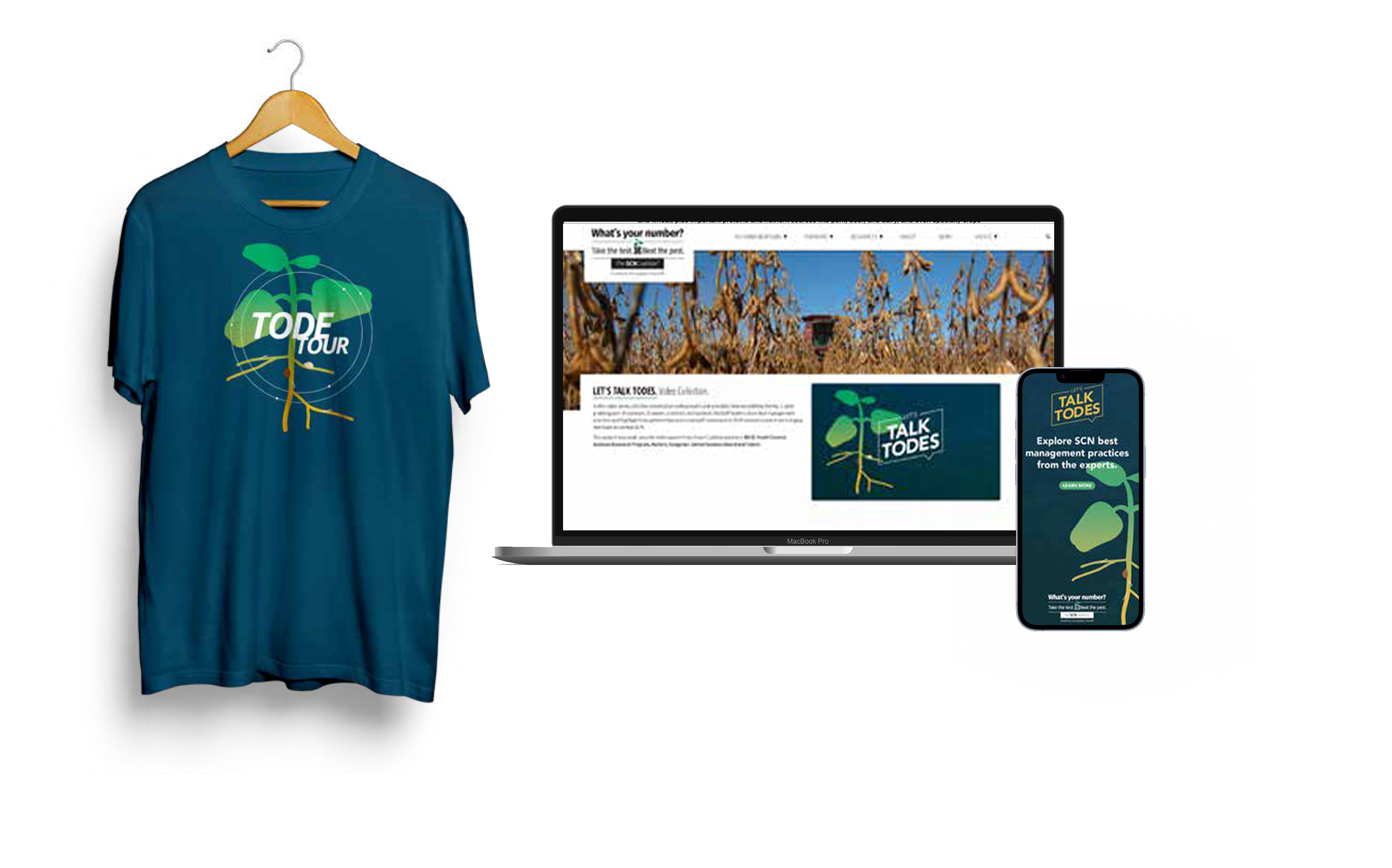 SCN Lets Talk Todes logo creation for digital campaign elements