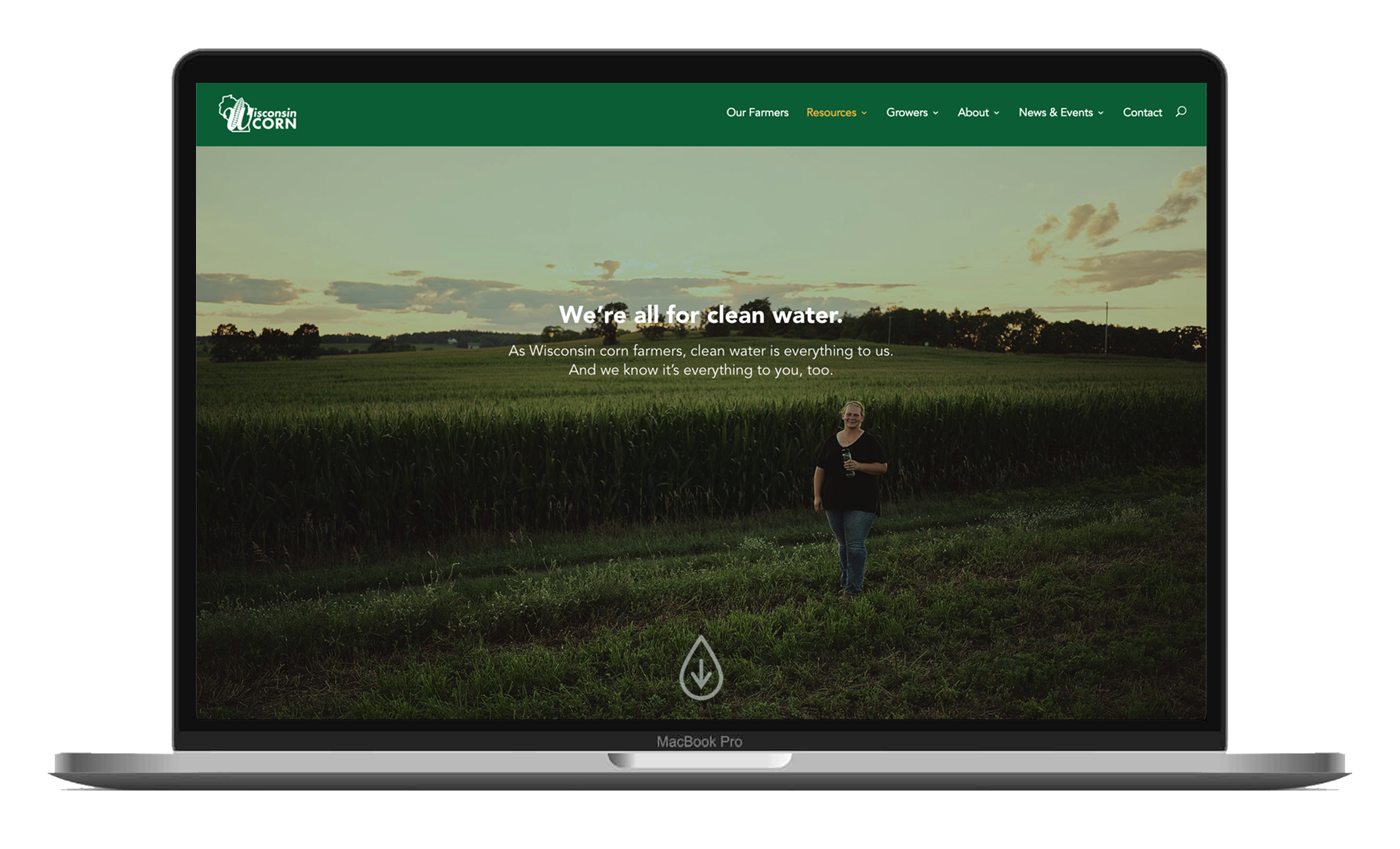 WI Corn laptop mockup